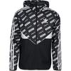 Originals Lifestyle Casual Series Letter Print Fashion Versatile Long Sleeve Jacket Men Jackets Black BR9497