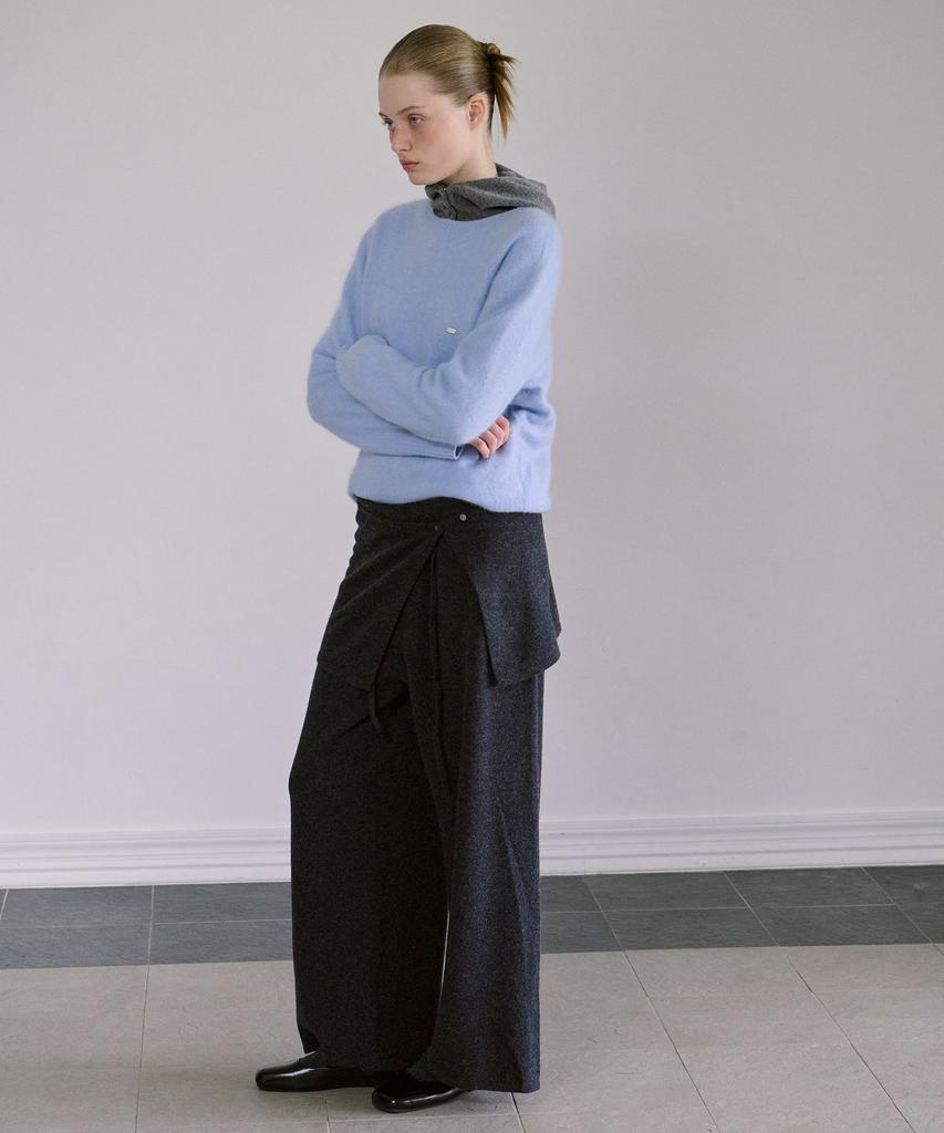 AHWE Wool Knit Pants_Charcoal