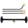 4000 PSI Car Chassis High Pressure Washer 22 Inch Dual Function Undercarriage Surface Cleaner Floor Wash Water Broom