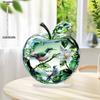 The Mirror Image In The 2D Flat Acrylic Apple Is A Beautiful Decoration, Indoor and Outdoor Decoration - No Battery/electricity R