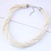 N0527 - Elegant Short Pearl Necklace: Chic and Stylish Design.
