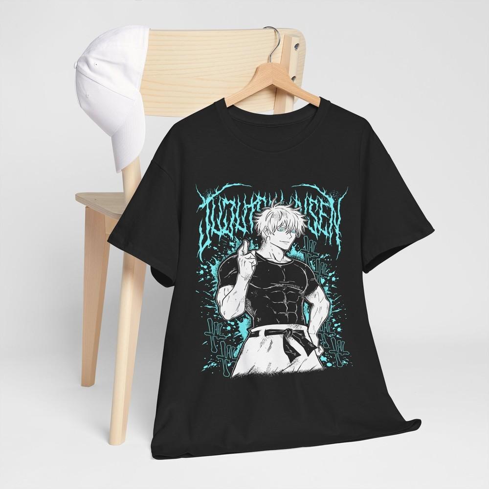 Jujutsu Kaisen Fushiguro Toji Tshirt Anime Horror Black Short Sleeve All Size