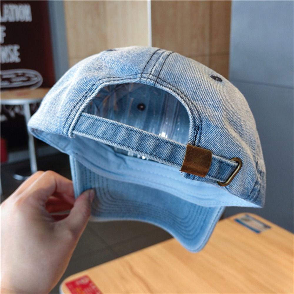 Denim Washed Baseball Cap Gorras Snapback Cap Fashion Casquette Dad Cap Men and Women