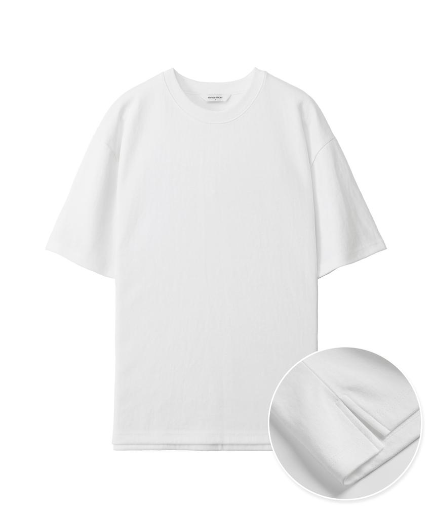 BRENSON Relaxed Double Cotton Short Sleeve T-Shirt ( 7 Colors )