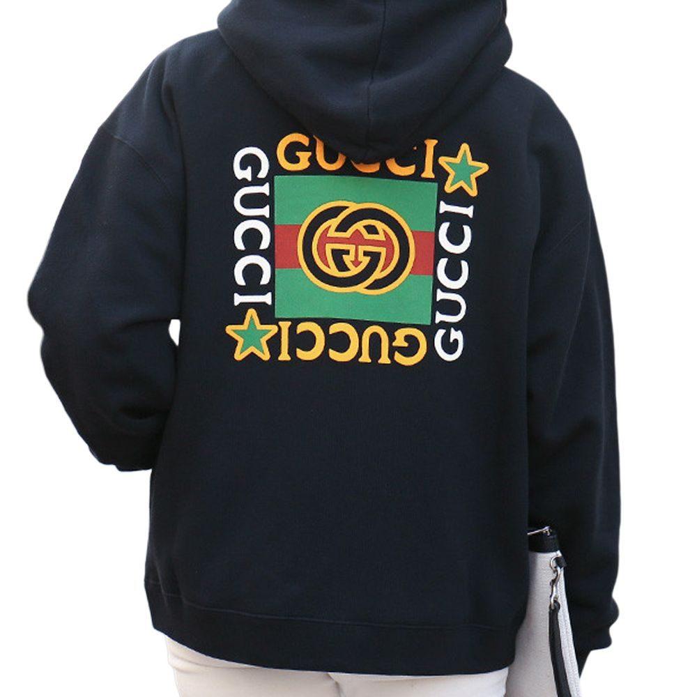 Previous Season logo-print hoodie 610140-XJB8V-1082