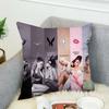 A-ariana Grande Pillow Cover 45x45 Cushions Covers for Bed Pillows Decorative Pillowcases 50x50 Pilow Cases Car Decoration Sofa