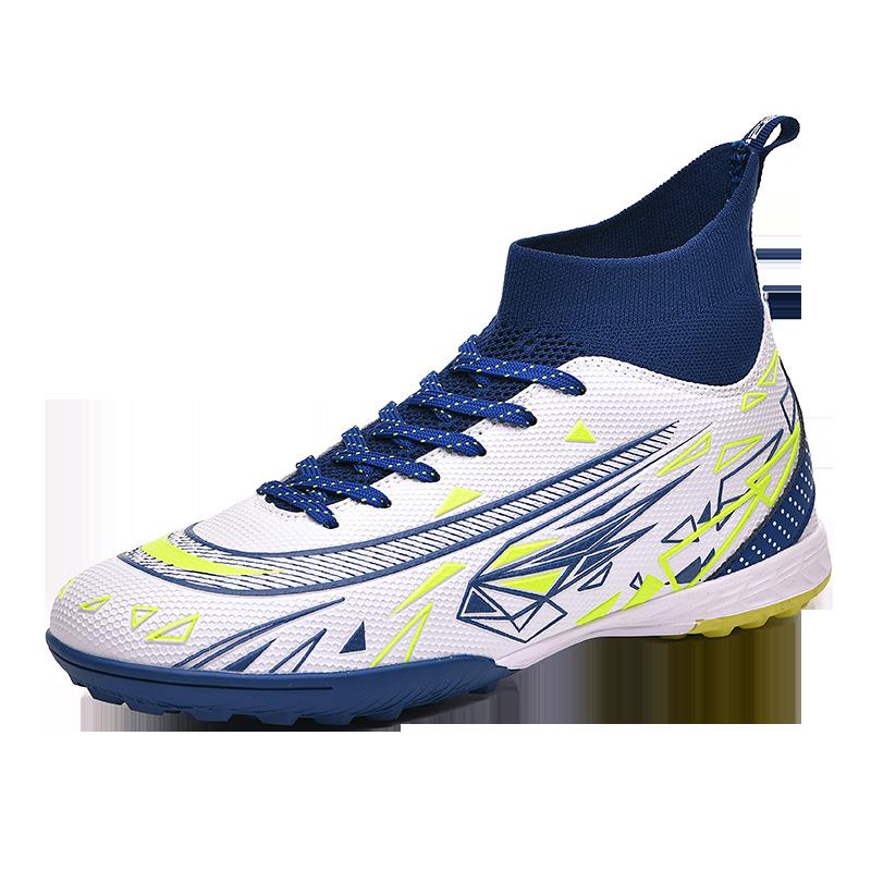 New Football Shoes Youth Special Long Nails Broken Nails Football Shoes Actual Combat Outdoor Sports High-Top Training Shoes