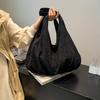New Suede Tote Bag Women's Retro Matte Shoulder Bag High-end Large-capacity Commuting Versatile Shopper Handbags KTB