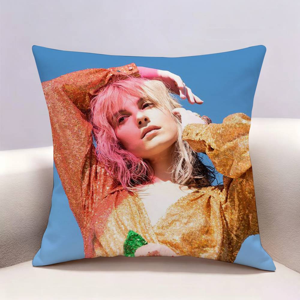 Singer Hayley Williams Doublesided Print Pillow Case Cushion Cover Throw Pillow Case For Car Sofa