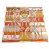 Excellent Scarf Gavroche Della Cavalleria Double Face Multi Silk Women Used