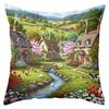 Enchanting Farm And Forest Bunny Pattern Decorative Pillows Polyester pillowcase, sofa decorative cushion cov Headboard Pillow