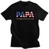 Papa The Veteran The Myth The Legend Tshirt for Men Short Sleeve T Shirt Fathers Day Gift Tshirt Loose Fit 100 Cotton Tee