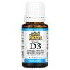 Natural Factors, Vitamin D3 Drops, Unflavored, 25 Mcg (1,000 IU), 15 Ml (0.5 Fl Oz)