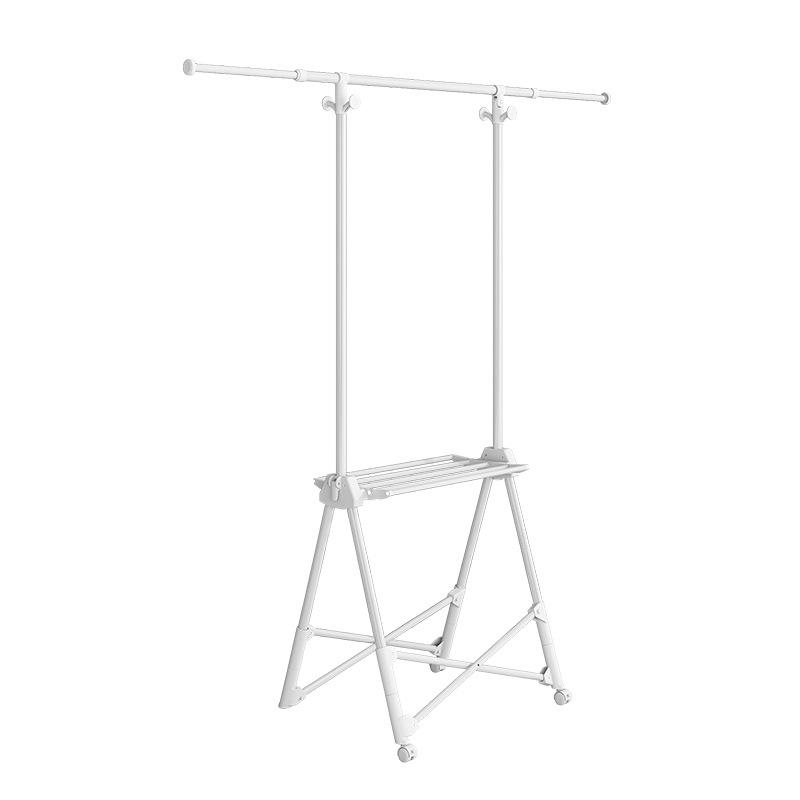 Foldable Clothes Rack: Indoor/Outdoor Hanger for Balcony, Bedroom, and Quilt Sunning