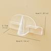 Lot de 8 Supports Adhésifs Transparents pour Lunettes Muraux Sans Perçage pour Rangement et Présentation Organisée des Lunettes de Soleil