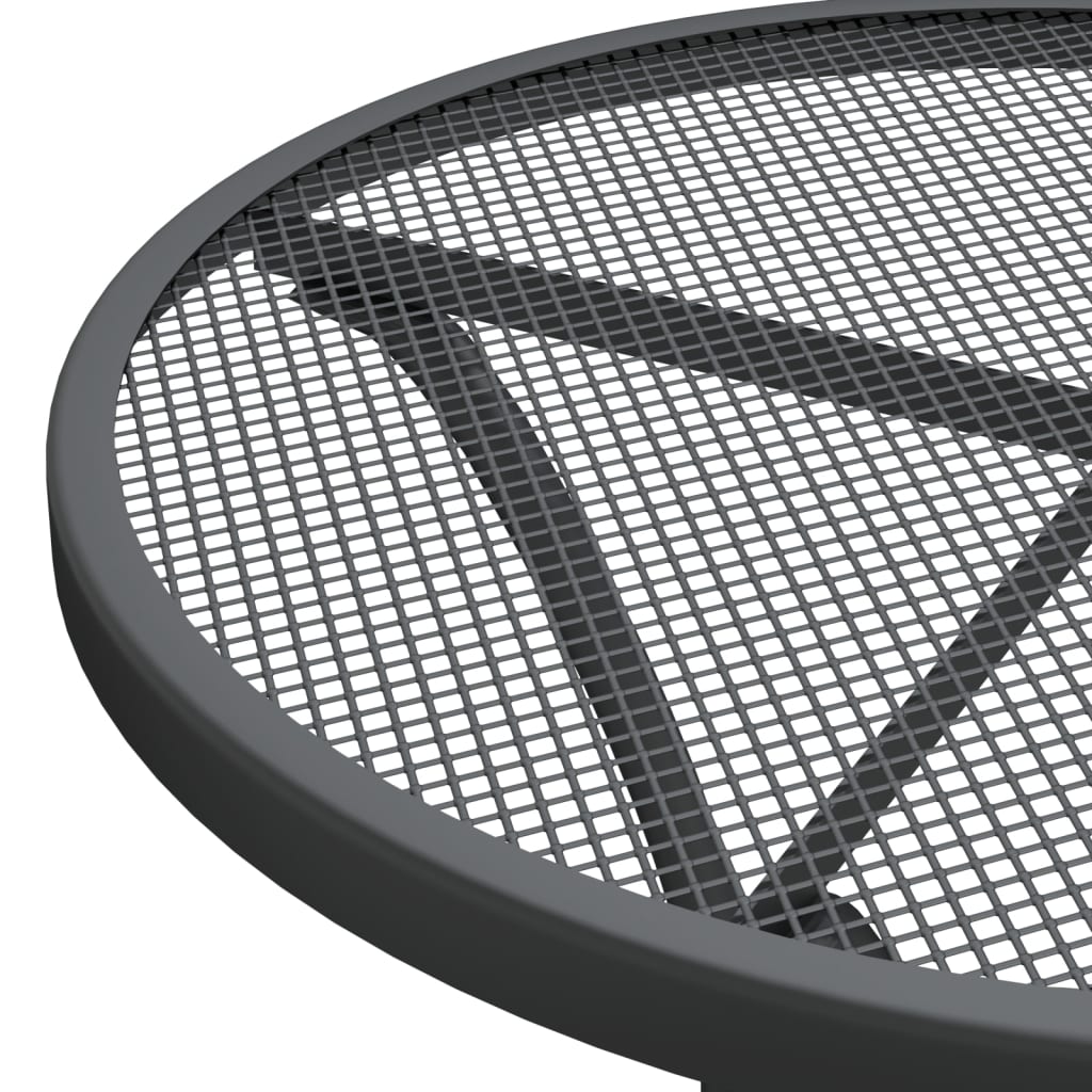 Vidaxl 5-Piece Garden Furniture Set, Metal Mesh, Anthracite