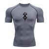 2026 Men's Versatile Running Sports Fashion Short Sleeve Tight-Fit Training T-shirt