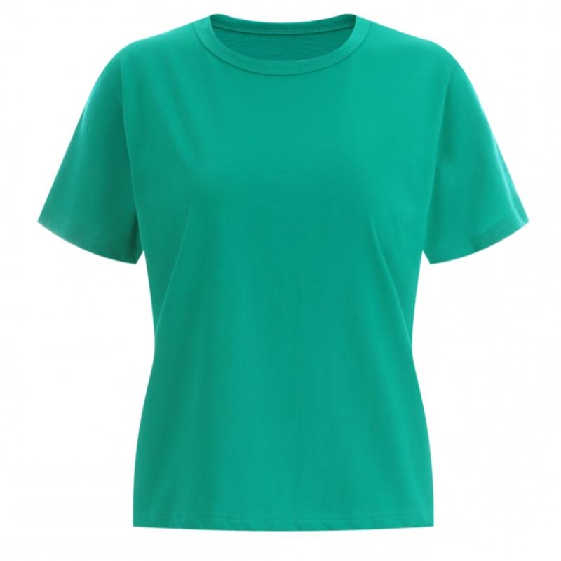 Shop   Women Bio Wash Round Regular FiT 100  CoTTon T shirT Black Dai Wsh 12013