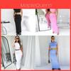 Casual Womens Crop Top And High Waist Skirt Set With Knit Fabric For Summer Daily Wear
