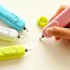 Random Color Automatic Battery Operated Eraser Electric Eraser School Supplies Leather Stationery Child Day Gift for Students
