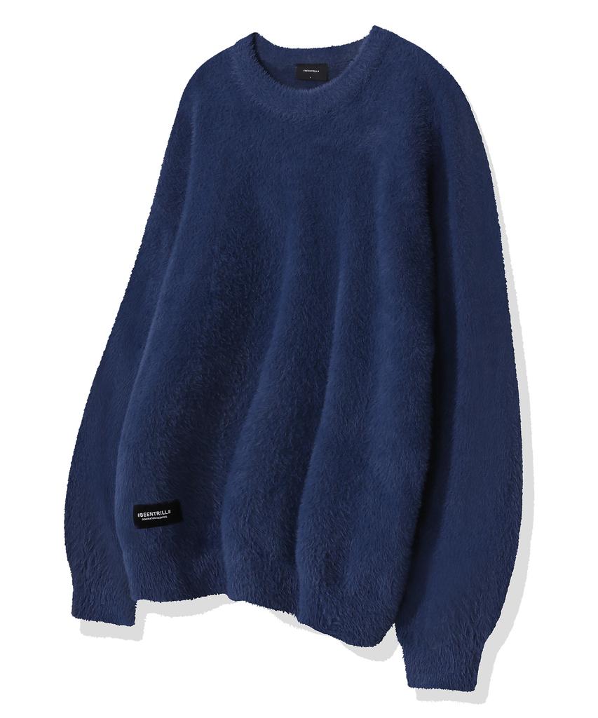 BEENTRILL Hairy Knit (Blue)