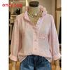 Basic Cotton Linen Blouse With Vneck And Puff Sleeves For Casual Women
