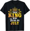 Dit is een Koning Geboren in Juli Verjaardagsfeest Viering Unisex T-shirt