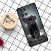 Black Labrador Dog Case For Samsung Galaxy S24 FE S20 FE S21 S22 S23 S24 S25 Ultra S9 S10 S25 Plus Phone Cover