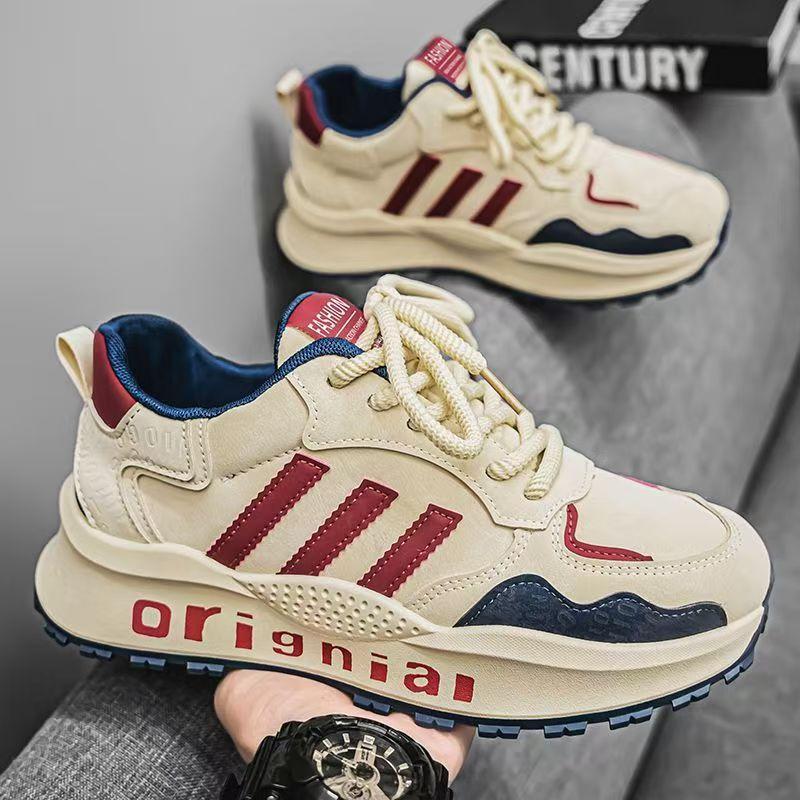 Men's Shoes Retro Dad Shoes Spring New Comfortable Casual Shoes Breathable Sports Shoes Men's Ultra-light Running Shoes