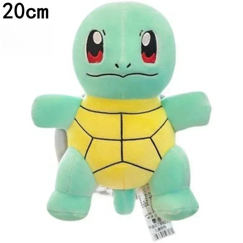 Original 20 Styles Pokemon Plush Charmander Squirtle Pikachu Eevee Plush Bulbasaur Stuffed Animal Toy Gengar Doll Gift for Kid