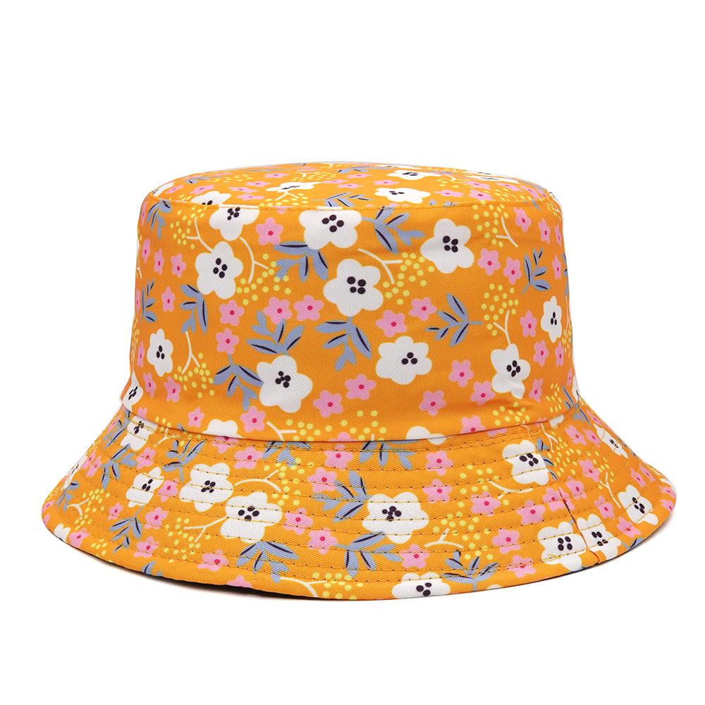 XUANCUI Herstellung Sommer Outdoor Freizeitkappe Allover Print Erdbeerfrucht Fischerhut