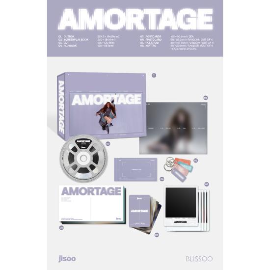 Selecciona POB EDICIÓN EXCLUSIVA BLACKPINK JISOO Mini Álbum AMORTAGE