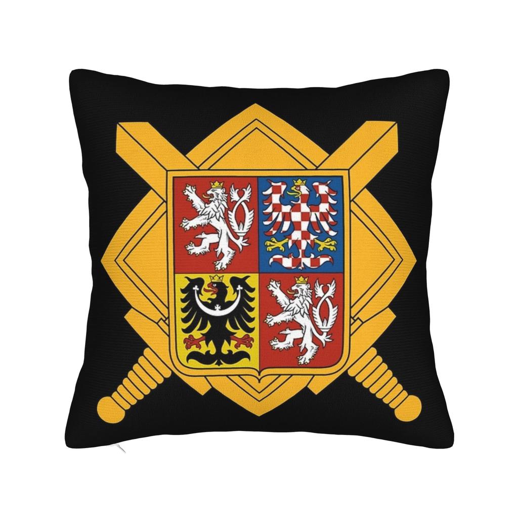 Czech Republic Coat Of Arms Pillow Covers Merch Soft Cushion Cover Decor Throw Pillow Case Cover Sofa Multi Size