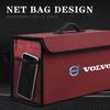 Car Trunk Organizer Box Leather Folding Storage Bag For Volvo XC90 V90 V60 XC60 V40 S80 S60 S90 C40 XC40 V70 XC70 C30 C70 EX90 R