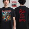 Iron Maiden Run For Your Live Zweiseitiges T-Shirt, Geschenk für Familie Metal Fans Unisex T-Shirt