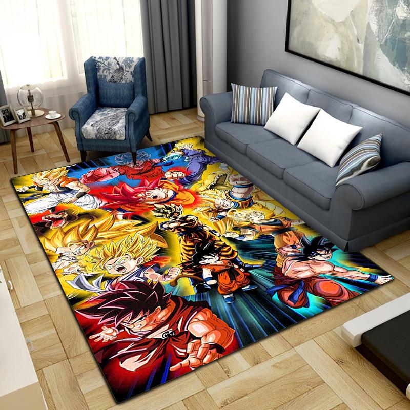 Dragon Ball Area Carpet for Living Room Bedroom Home Decor Cool Movie Mat Floor Mat -LXR12