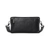 Whatna Antique-Tanned Natural Cowhide Leather 3-Way Men's One-Shoulder Clutch Bag, Shoulder Bag, Crossbody Bag, and Second Bag. Perfect for Business,