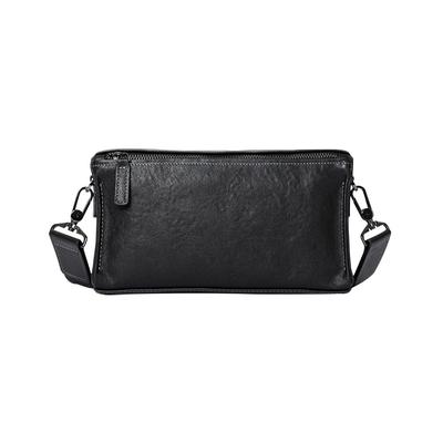 Whatna Antik-Gegerbtes Naturrindleder 3-Wege Herren Ein-Schulter-Clutch-Tasche, Schultertasche, Umhängetasche und Zweittasche. Perfekt für Geschäftliches,