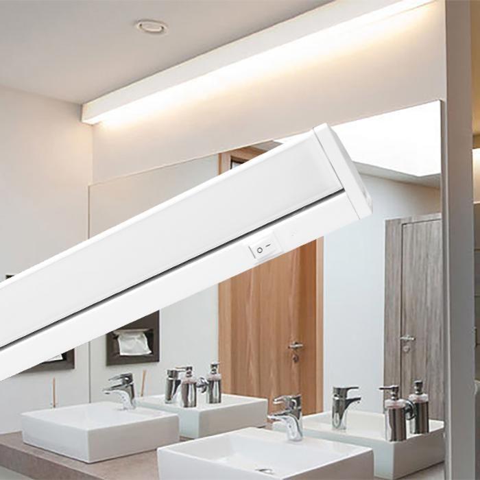 Applique LED BRAYTRON Mirrora06, IP44, 12W, 900lm, 6500K, Aluminium