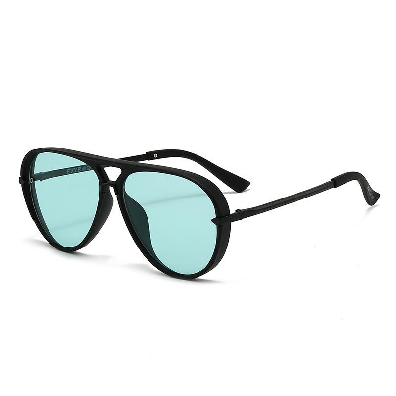 Lunettes de Soleil Lunettes de Protection Mode Lunettes à Monture Large Multifonctionnelles Lunettes de Soleil d'Extérieur pour la Pêche Lunettes Résistantes aux UV