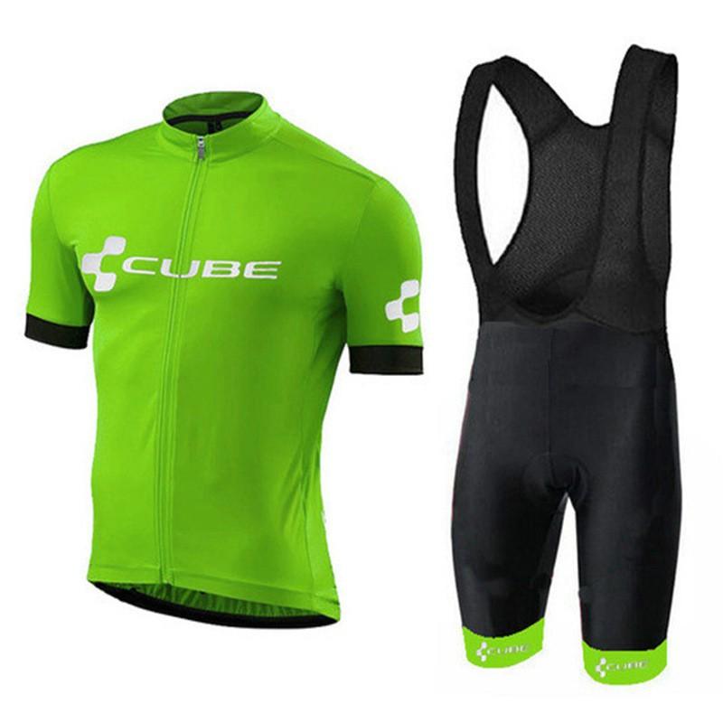 CUBE Cycling Jersey Short Sleeve Men Women Quick Dry Bike Riding Shirt Road MTB Sport