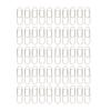 50Pcs Metal Pen Clips Stainless Steel Strong Clamping Durable Exquisite Book Pen Holder for Office School Meeting