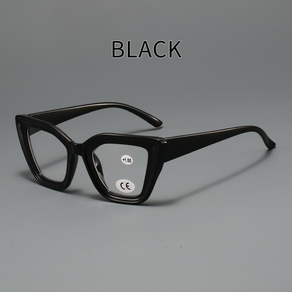 Butterfly-Shaped Frame Blue Ray Blocking Presbyopic Eyeglasses Stylish Cat-Eye HD Reading Eyewear Diopter 0 To +4.0