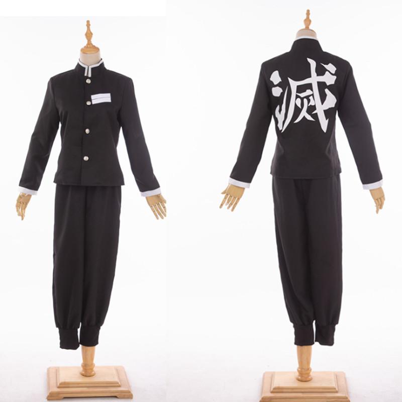 Dämon Slayer Kimetsu keine Yaiba Tanjirou Kamado Cosplay Kostüm Kimono Umhang Halloween Party Anime Kleidung Uniform Set