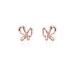 Ribbon Butterfly 14K Earrings LPFP3014G