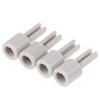 2/4Pcs Mixer Potentiometer Lengthening Shaft Grey Plastic Extension Shaft