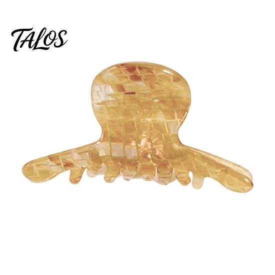 Feiner Haargriff-Clip Glatte Kante Kralle, Mini-Oktopus-Clip, Bunter Transparenter Seiten-Essigsäure-Dusch-Hohe Elastizität Feder-Accessoires Abgerundet