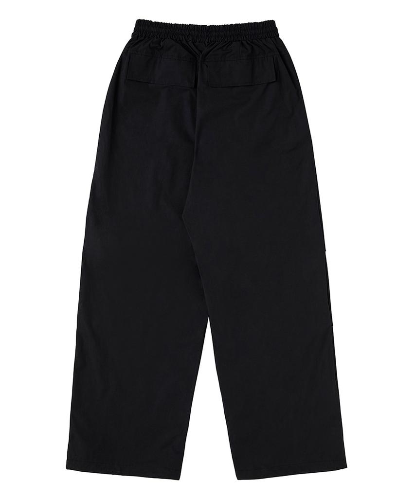 URBANAGE [2Pack] Waterproof One-Pleat Parachute Wide Pants (3 Colors) (Type C)