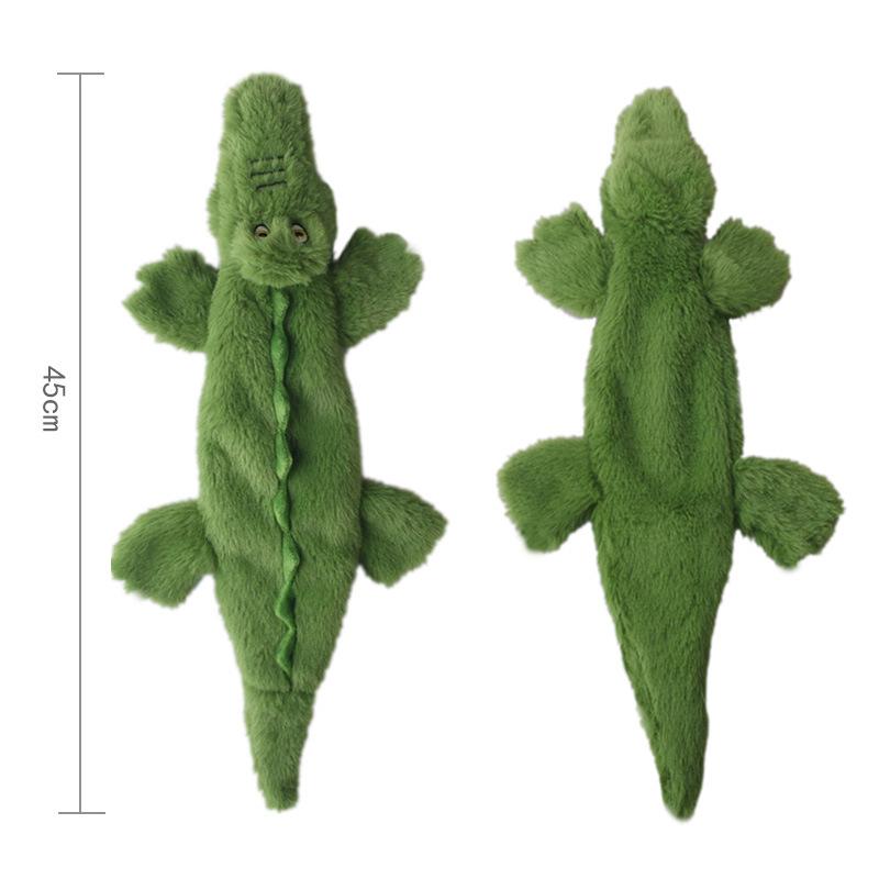 Pet Plush Crocodile, Pig, Elephant Sound-making Paper Toys, Dog Toys for Relieving Boredom and With Tough Shells