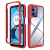 Pansarfodral för Motorola G84 G14 G53 G23 G13 G82 G62 G52 G42 G32 G22 E20 E13 G60S G31 51 71 50 Hard Otter Fodral Box HD Transparent bakre TPU ramskydd